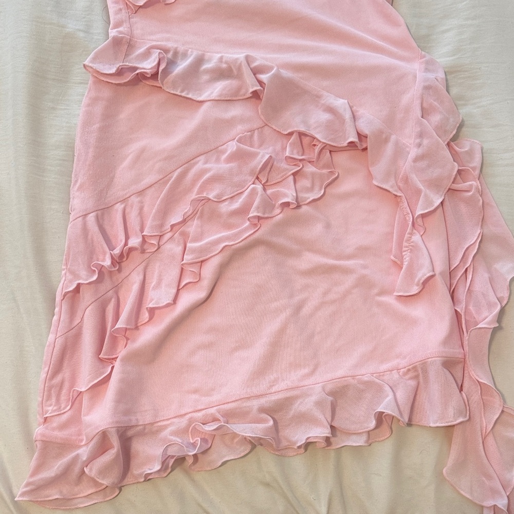 Tiger Mist Pink Ruffle Set - Picture 2 of 5